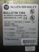 Allen Badley 1394-AM04 AC Servo Controller Axis Module 3kW Ser B 530VDC *Tested* - Image 5
