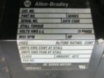 Allen Bradley F-4030-Q-H00AA AC Servo Motor 1.9HP 240VAC 193488 Ser A *Tested* - Image 6