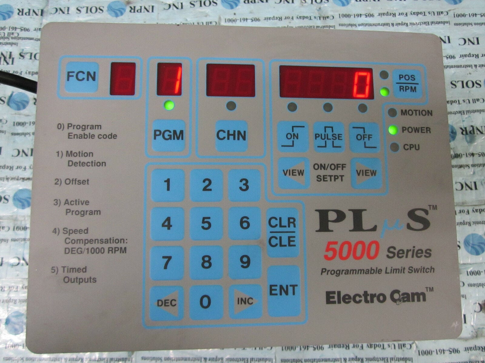 Electro-Cam-PS-5011-10-N16-Programmable-Limit-Switch-5000-Series-Fully-Tested-161149153512.jpg Electro Cam PS-5011-10-N16 Programmable Limit Switch 5000 Series *Fully Tested* - Image 1