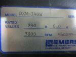 Emerson DXM-340W AC Servo Motor 240VAC 6A 1.42HP 1.06kW 3000rpm REV A.3 *Tested* - Image 8