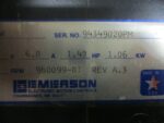 Emerson DXM-340W AC Servo Motor 240VAC 6A 1.42HP 1.06kW 3000rpm REV A.3 *Tested* - Image 9