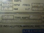 Kollmorgen EB-202-B-91-001 Brushless Motor Duty Continuous 1.3HP 230VAC *Tested* - Image 8