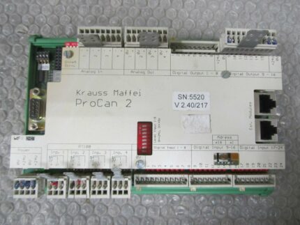 Krauss Maffei Procan 2  V2.40/217 Krauss Maffei Procan 2 Control Board *Tested*