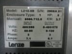Leeson Lenze LZ12-5B Micro Series AC Drive 480/590VAC 5HP/3.7kW 6.1A *Tested* - Image 5