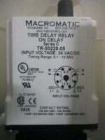 Macromatic TR-50228-05 Time Delay Relay on Delay Series C 24AC/DC 0.1-10Se *NEW* - Image 5