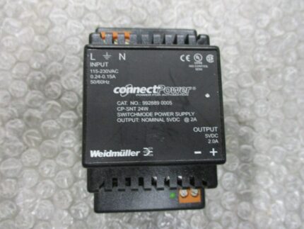 Weidmuller 992889 0005 Connect Power Supply 115-230VAC 5VDC 2A CP-SNT *Tested*